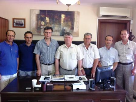 ABTTF Kozlukebir Belediye Başkanı İbrahim Şerif ile görüştü